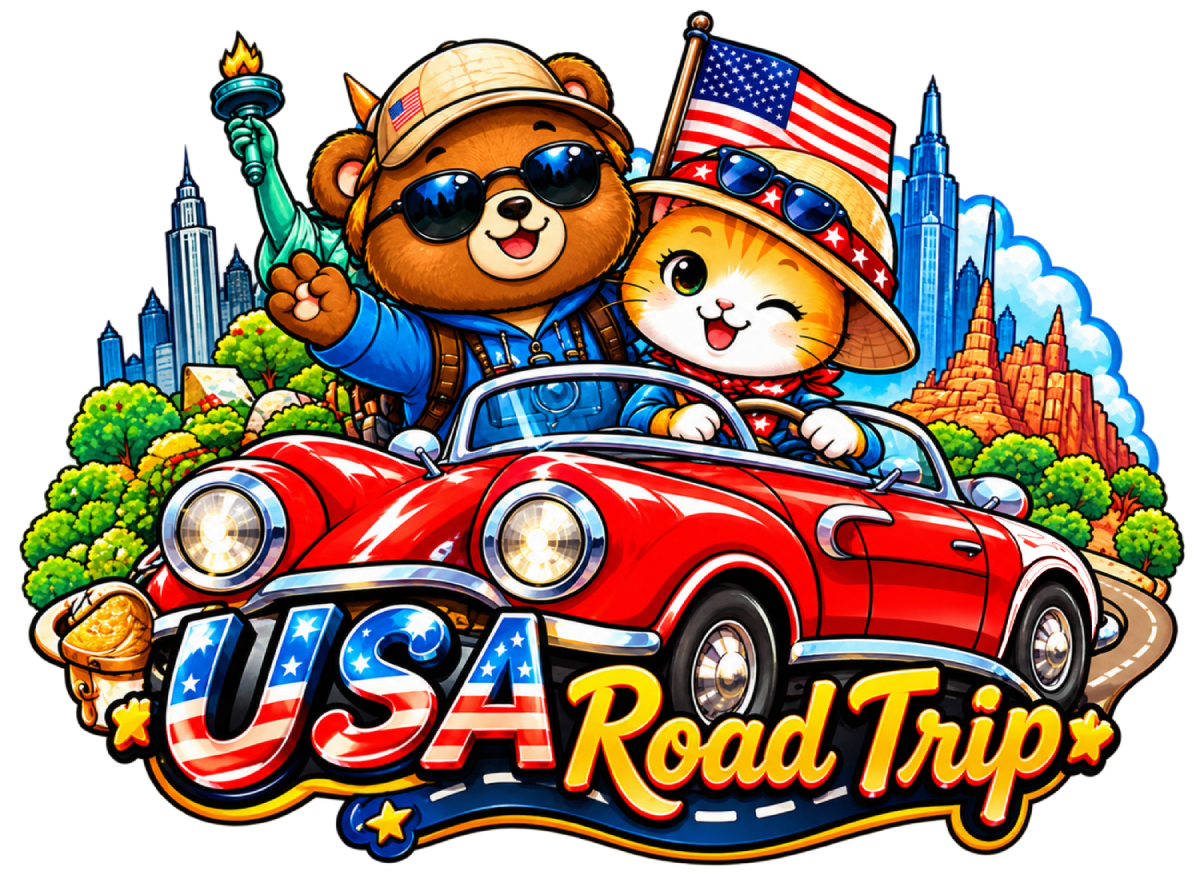 USA Road Trip animal travel adventure