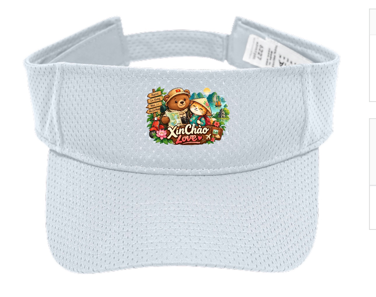 XinChao.Asia Cute Travel Cat Sport Sun Visor for Outdoor Adventures