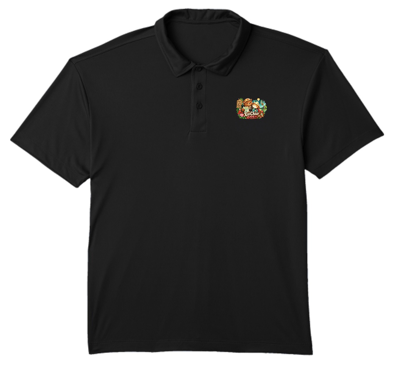 XinChao.Asia Vietnam Travel Cute Animal Performance Polo Shirt