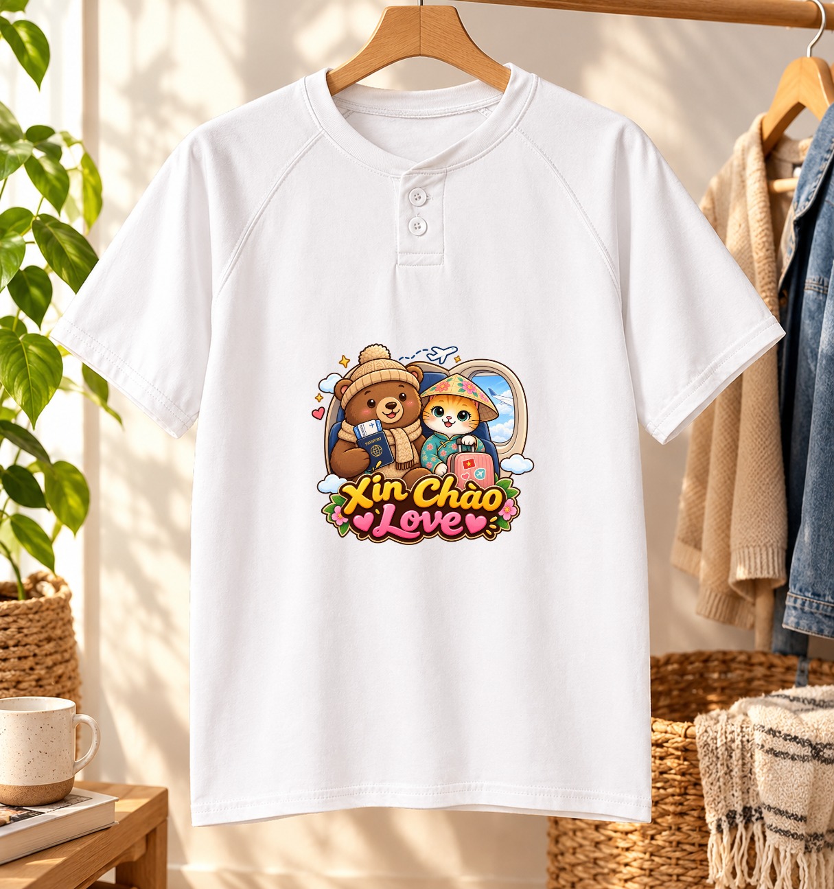 XinChao.Asia Cute Vietnam Travel Baseball Jersey Shirt